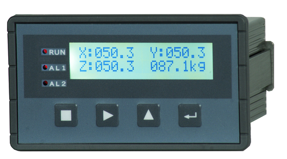 Mini 3-D / 3-CH เครื่องวัดแรงดันไฟฟ้าแบบ Real Time Resultant Force Display