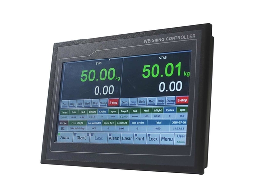 จอแสดงผล LCD Touch Screen Granule Bagging Controller ไฟแสดงสถานะพร้อม MODBUS RTU / HMI Display / พอร์ต RS232