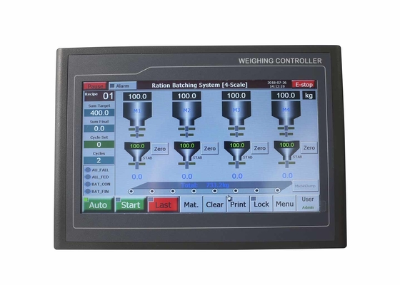 Four Scale TFT - Touch Ration Batch Weighing Controller สำหรับสิ่งแวดล้อมอุตสาหกรรม