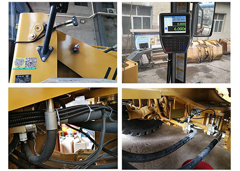รถตักล้อยาง Payloader Scales สำหรับ 1-12ton Heavy Machinery Construction Wheel Loader L2150 L2180, Backhoe Loader Scales